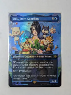 Lulu, Stern Guardian (Borderless) (Chocobo Track Foil) Commander: FF Foil - Image 1
