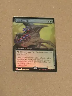 MTG Gemhide Sliver (Extended Art) - Secret Lair Drop Series (SLD) NM Foil - Image 1