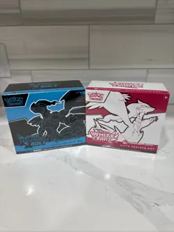 Pokemon TCG Black Bolt & White Flare Pokemon Center Elite Trainer Boxes ETBs Set - Image 1