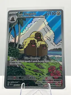 Pokemon Alolan Dugtrio 208/191 - S Sparks | Hyper Rare | NM/M+ | AI Grade 9.3/10 - Image 1