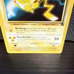 Pokemon Pikachu TCG Black Star Promo #4 the First Movie Promo LP - Image 3