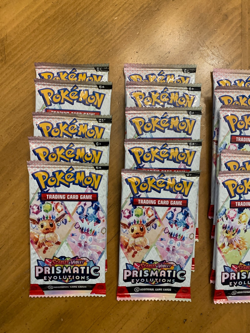 (23) 2025 Pokemon Scarlet and Violet Prismatic Evolutions sealed Booster packs - Image 2