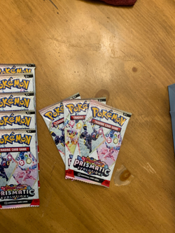 (23) 2025 Pokemon Scarlet and Violet Prismatic Evolutions sealed Booster packs - Image 4