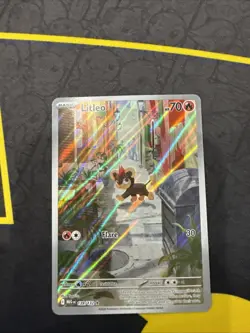 Pokemon TCG Litleo 139/132 - Illustration Rare - Mega Evolution Nm Read Desc - Image 1