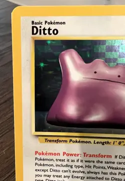Pokemon TCG Ditto 3/62 Fossil Holo Rare Unlimited - Image 5