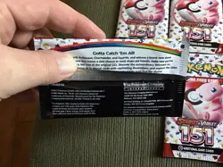 Pokemon Scarlet & Violet 151 Lot Of 6 Unopened Packs - Image 3