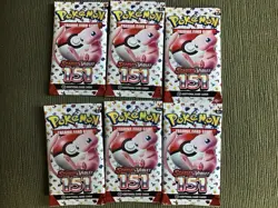 Pokemon Scarlet & Violet 151 Lot Of 6 Unopened Packs - Image 4