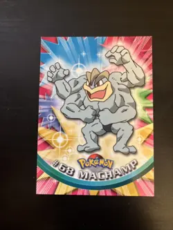 Machamp # 68 LP Topps Green Label Logo - Image 1