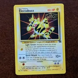 1999 Pokemon TCG Electabuzz Promo #2 Pokemon: The First Movie Promo LP! - Image 1
