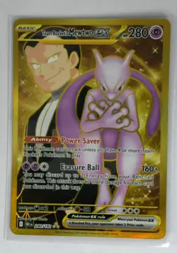 Pokemon Mewtwo EX Team Rockets 240/182 Gold Rare 2025 TCG Destined Rivals - Image 1