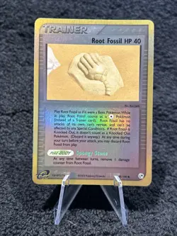 ROOT FOSSIL HOLO - Sandstorm Reverse Holo Pokemon 2003 - 92/100-NM MUST HAVE🔥 - Image 1