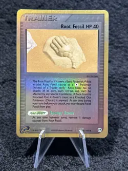 ROOT FOSSIL HOLO - Sandstorm Reverse Holo Pokemon 2003 - 92/100-NM MUST HAVE🔥 - Image 2
