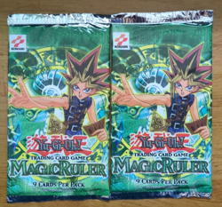 Yu-Gi-Oh! Magic Ruler Base Unlimited Original Sealed Booster Packs Lot Of 2 1996 - Image 1