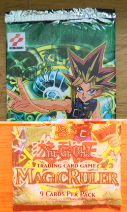 Yu-Gi-Oh! Magic Ruler Base Unlimited Original Sealed Booster Packs Lot Of 2 1996 - Image 3