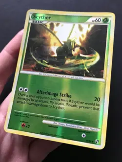 Scyther 36/90 HGSS Undaunted REVERSE HOLO Heartgold Soulsilver Pokemon Card Exc - Image 3