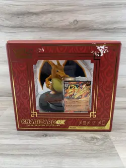 Charizard ex Super Premium Collection Display Figure W/ Charizard ex Promo Card - Image 1