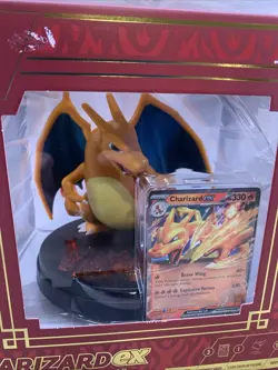 Charizard ex Super Premium Collection Display Figure W/ Charizard ex Promo Card - Image 2