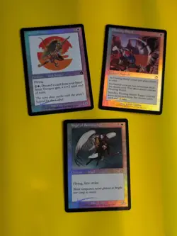 Angel of Retribution,Floating Shield, Aven Trooper MTG 3 Cards Foil. Torment. - Image 1