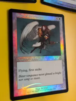 Angel of Retribution,Floating Shield, Aven Trooper MTG 3 Cards Foil. Torment. - Image 3