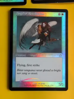 Pay no heed,Mystic Familiar,Angel of Retribution MTG Card.3 Foil. Torment. - Image 2