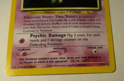 Pokemon TCG Neo Revelation Celebi 3/64 Holo Card 2000 Played Vintage Collectible - Image 5