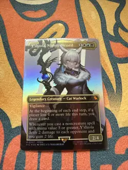 Y’shtola, Night’s Blessed (Borderless) Foil - MTG Final Fantasy FIC - Image 1