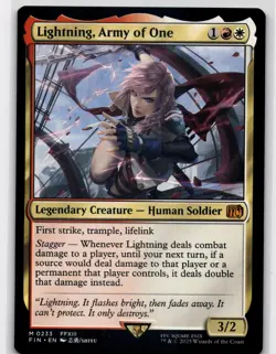 Lightning, Army of One M FINAL FANTASY 233 NM - Image 1