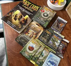 Vintage Magic The Gathering TCG Packs Sealed ,Portal Starter Set And Book - Image 1