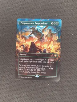 Foundations Preposterous Proportions - Borderless - MTG - Image 1