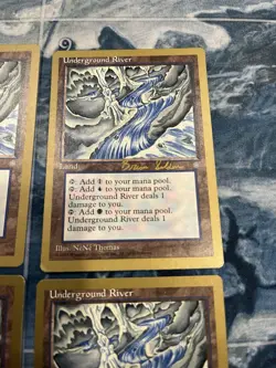 X4 MTG Underground River Play Set World Championships 1998 Magic the Gathering - Image 3