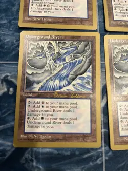 X4 MTG Underground River Play Set World Championships 1998 Magic the Gathering - Image 4