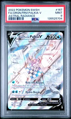 Origin Forme Palkia V 167/189 Astral Radiance Pokemon PSA 9 *704 - Image 1