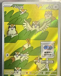 Pokemon Pidgey Pidgeotto Illustration Rare Card Lot Bundle Holo Foil TCG LP 151 - Image 2