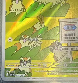 Pokemon Pidgey Pidgeotto Illustration Rare Card Lot Bundle Holo Foil TCG LP 151 - Image 3