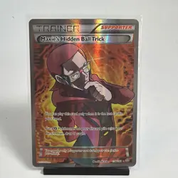 Maxie's Hidden Ball Trick Full Art 158/160 XY Primal Clash Holo NM Pokemon Card - Image 1
