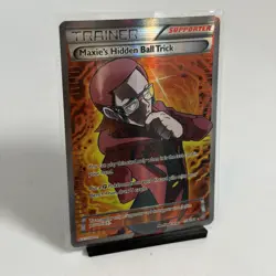 Maxie's Hidden Ball Trick Full Art 158/160 XY Primal Clash Holo NM Pokemon Card - Image 2