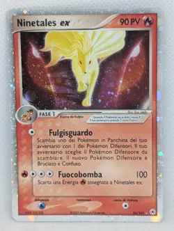 Ninetales ex 96/101 Hidden Legends Holo Rare Pokemon TCG Nintendo ITALIAN MP - Image 1