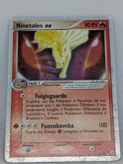 Ninetales ex 96/101 Hidden Legends Holo Rare Pokemon TCG Nintendo ITALIAN MP - Image 3