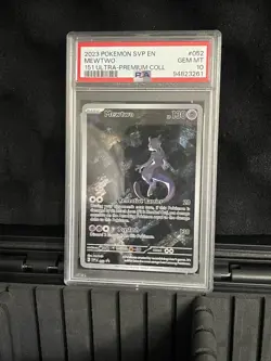 Pokemon Mewtwo 151 Ultra-Premium Coll. Promo SVP EN 052 PSA 10 - Image 1