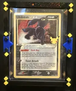 Pokemon TCG SWSH 25th Anniversary Celebrations - Umbreon GOLDSTAR 17/17 - Image 1