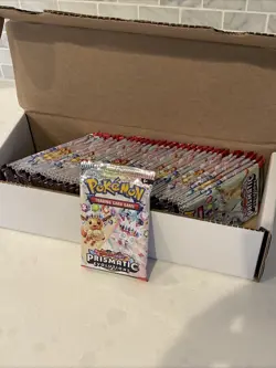 30x Prismatic Evolutions Booster Packs Lot - Sealed Pokemon TCG - New - Image 1