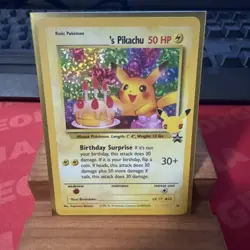 Birthday Pikachu Holo 24 Celebrations Classic Collection Pokemon 2021 NM - Image 1