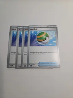 4x Nest Ball 181/198 x4 - Scarlet & Violet - Pokemon TCG - Playset - Image 1