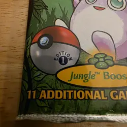 FACTORY SEALED 1999 Pokemon Jungle 1st Edition Booster Pack | Wigglytuff | WOTC - Image 2