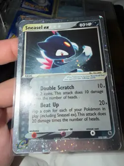 Sneasel Ex 2003 Ruby & Sapphire 103/109 Pokemon TCG NM NEAR MINT - Image 1