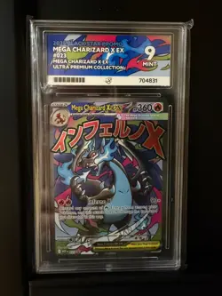 Mega Charizard X ex Black Star Promo 023 Mega Charizard X ACE Mint 9 Pokemon - Image 1