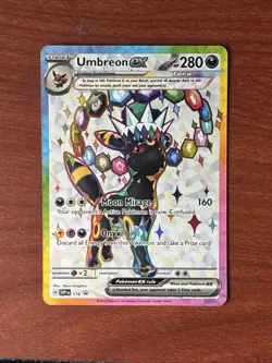 2025 POKEMON SVP EN-SV BLACK STAR PROMO 176 UMBREON EX PRISMATIC EVOLUTIONS - Image 1