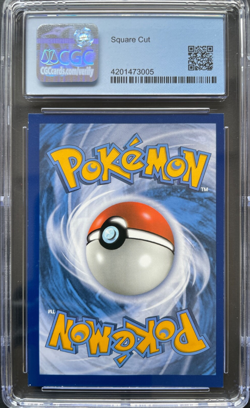Pokemon Vaporeon V 2021 ERROR SQUARE CUT CGC Graded - Image 2