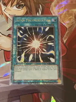 Yu-Gi-Oh TCG - Super Polymerization - BLMR-EN089 - Quarter Century Secret Rare - Image 1