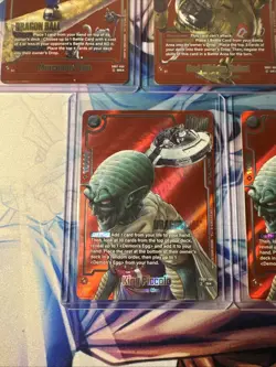 Dragon Ball Super Fusion World SB02 Red Alt Art 5 Card Lot King Piccolo Guru + - Image 5